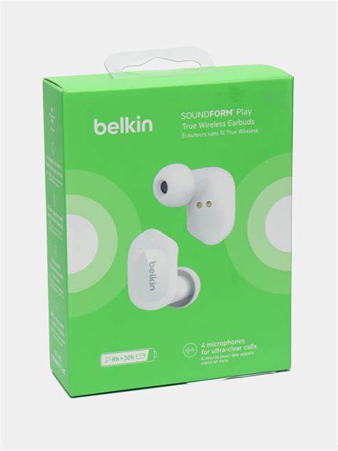 هندزفری بلوتوثی بلکین مدل AUC005btWH SoundForm Play