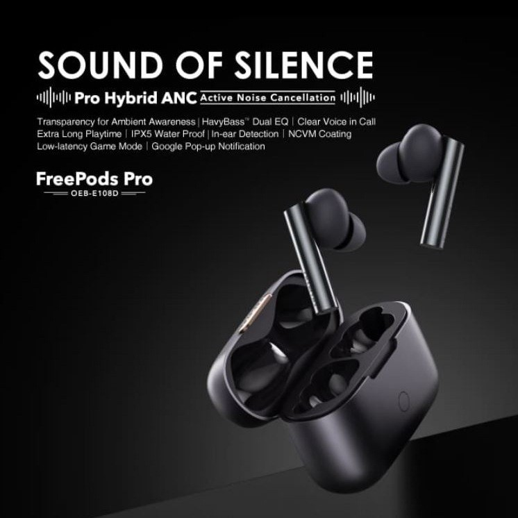 هندزفری اورایمو مدل فیری پادز پرو پلاس Oraimo Freepods Pro