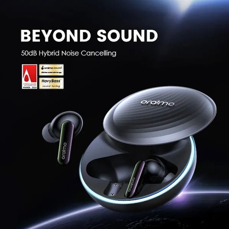 هندزفری بلوتوثی اورایمو مدل اسپیس بادز Oraimo Space Buds OTW_630