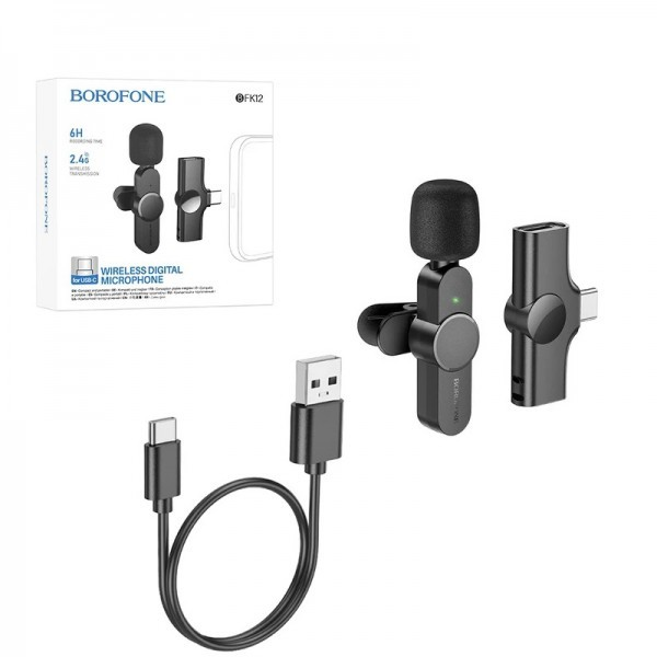 میکروفن یقه ای بروفون مدل BFK12 FOR TYPE-C