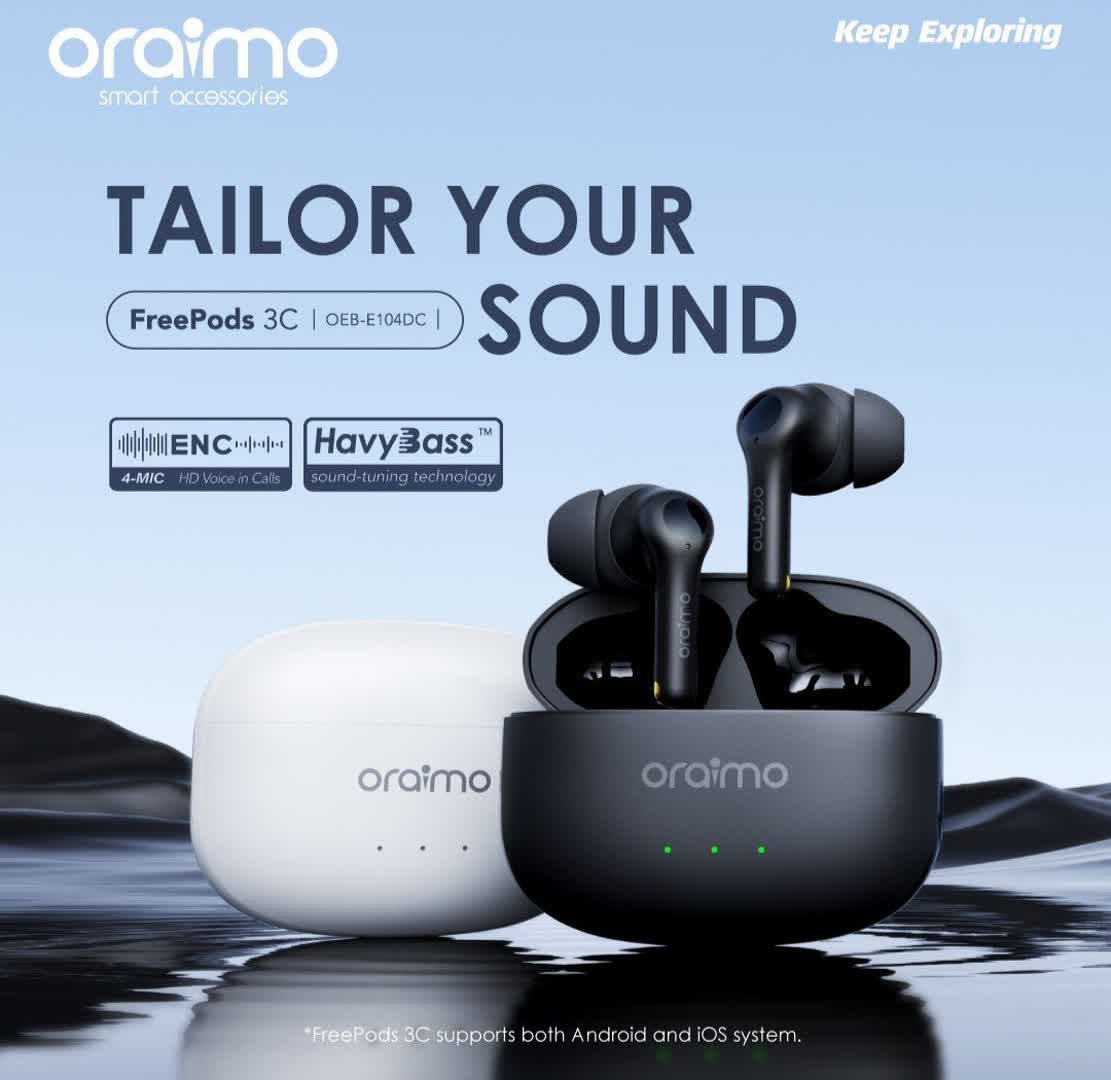 ایرپاد بدون سیم مدل Freepods 3C - Oraimo