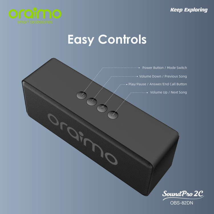 اسپیکر بلوتوثی اورایمو مدل Orimo Sound Pro 2C OBS_82DN