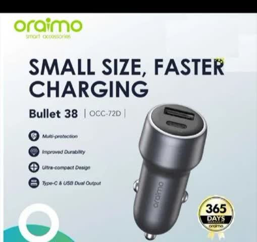 شارژر فندکی اورایمو مدل Oraimo Bullet 48W OCC-73D