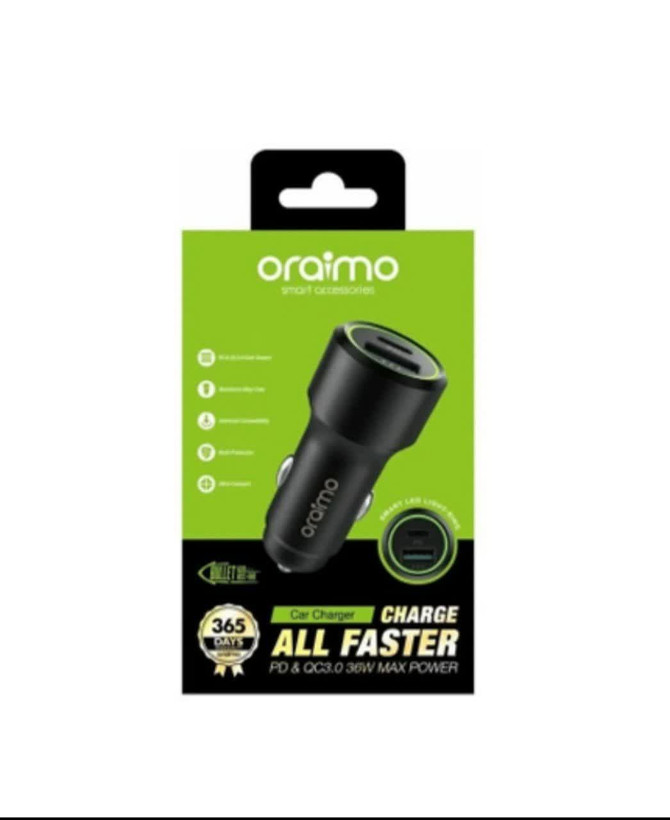 شارژر فندکی اورایمو مدل Bullet PD OCC_91D