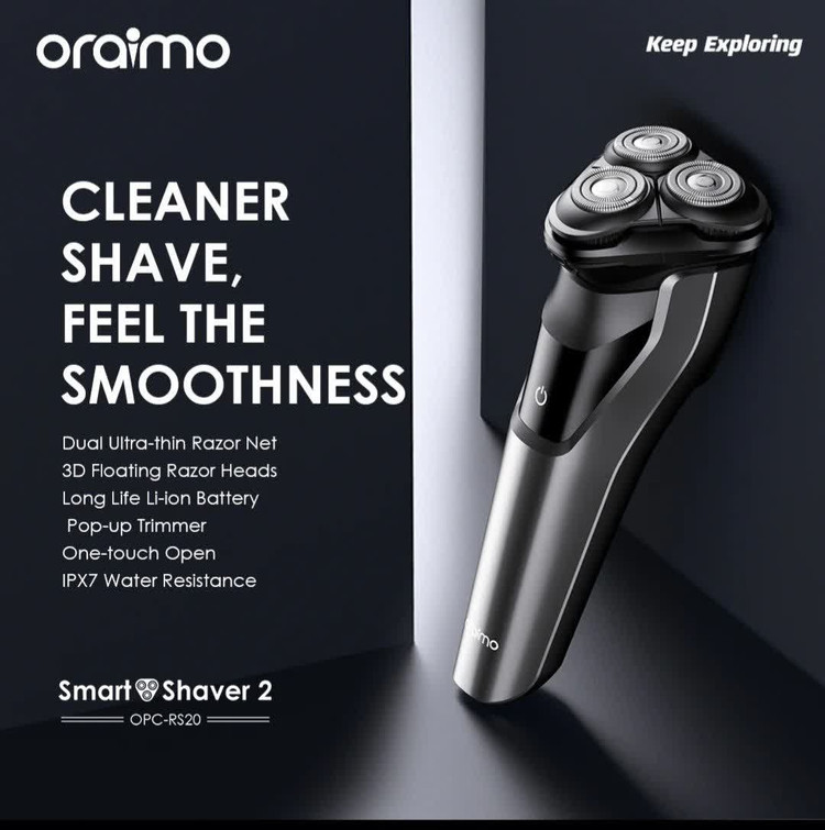 ماشین اصلاح اورایمو مدل Orimo Smart Shaver 2 IPX7 (OPC_RS20)