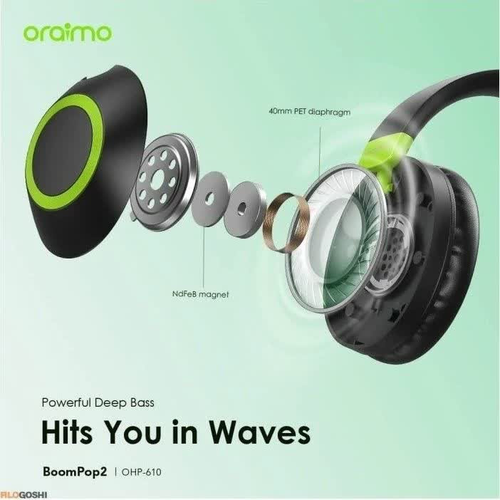 هدفون بلوتوث اورایمو مدل Orimo Boom Pop 2s OHP_610