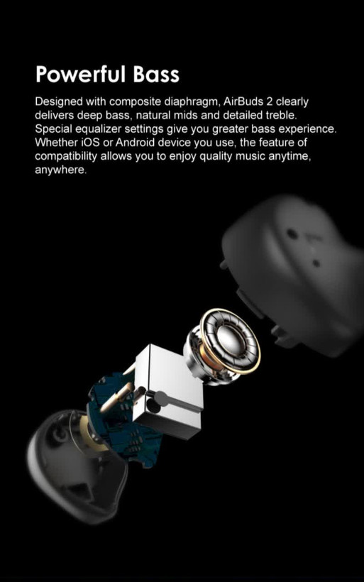 هندزفری بلوتوثی اورایمو مدل Oraimo AirBuds 2 / OEB-E92D