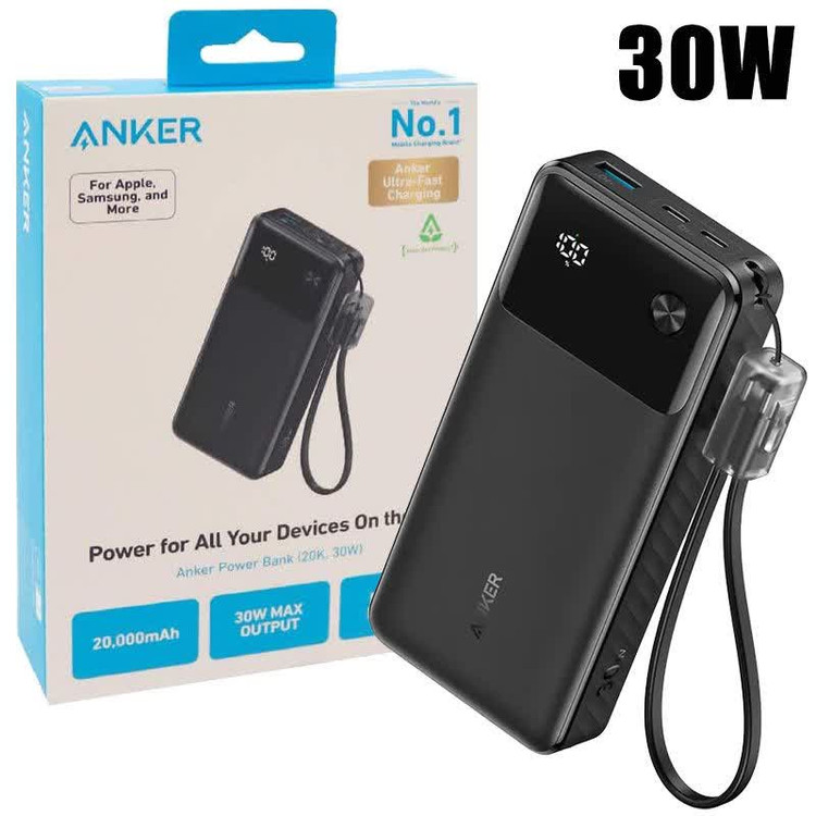 پاوربانک انکر مدل Anker Powercore A1384 20000 mAh 30 W