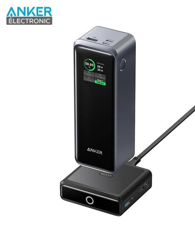 پاوربانک انکر مدل وات 130 میلی امپر Anker Prime Power Bank 12000 _ A1335_12000