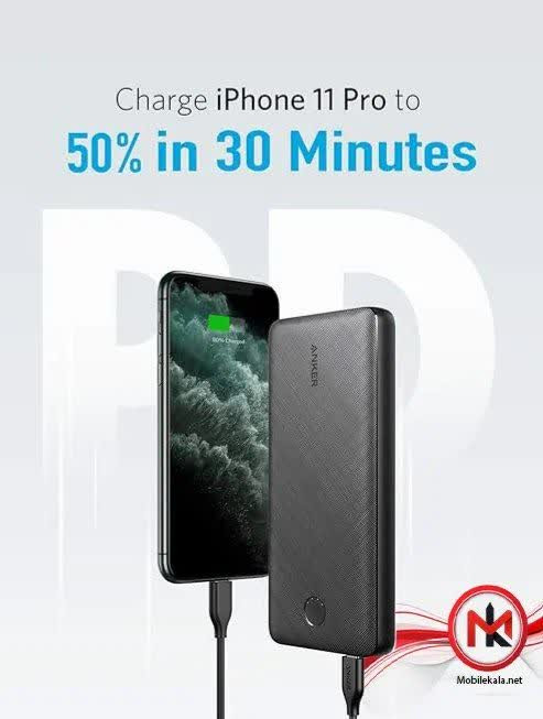 پاوربانک انکر مدل مدل Anker PowerCore Essential 20000 mAh A1287)
