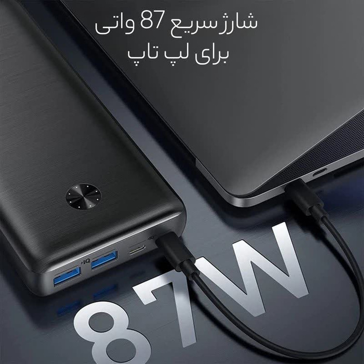 پاوربانک انکر مدل PowerCore 3 Elite 26k 87W مدل A1291