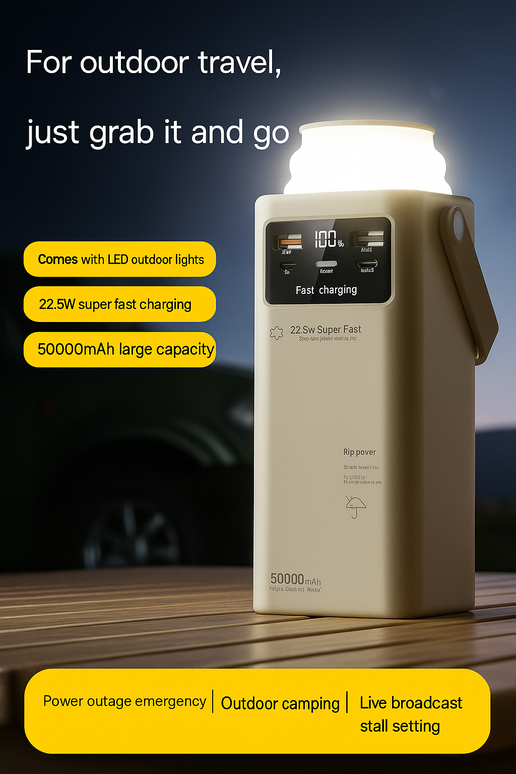پاوربانک ایکس هنز X-HANZ 50000mAh مدل PB501