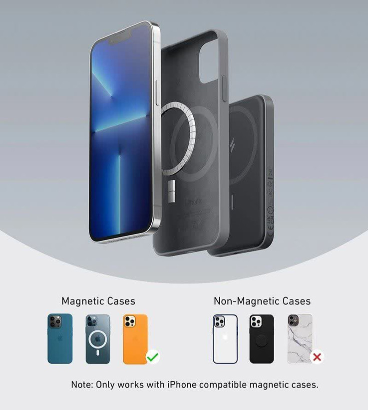 پاوربانک انکر مدل میلی امپر Anker MagGo Power Bank_A1654 _10000