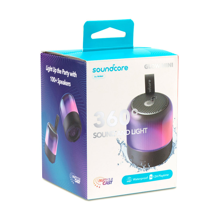 اسپیکر بلوتوثی قابل حمل انکر مدل Anker Soundcore GLOW Mini A3136