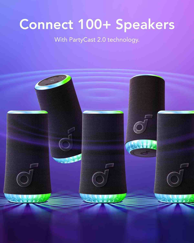 اسپیکر بلوتوثی قابل حمل انکر مدل Anker Soundcore GLOW A3166