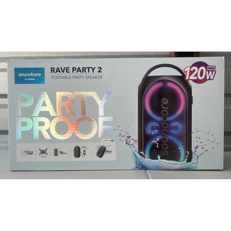 اسپیکر بلوتوثی قابل حمل انکر مدل Anker Soundcore Rave Party 2 A3399