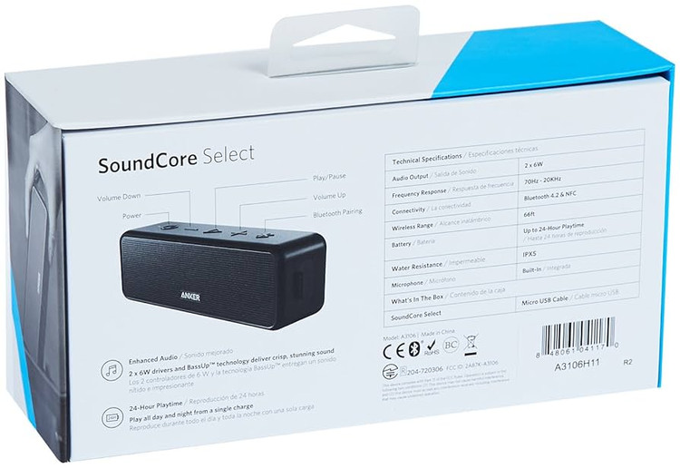 اسپیکر بلوتوثی انکر Anker Soundcore Select 2 A3125