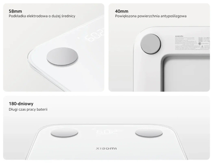 ترازو دیجیتال شیائومی مدلXiaomi Smart Body Composition Scale S400 (Model: MJTZCO1YM)