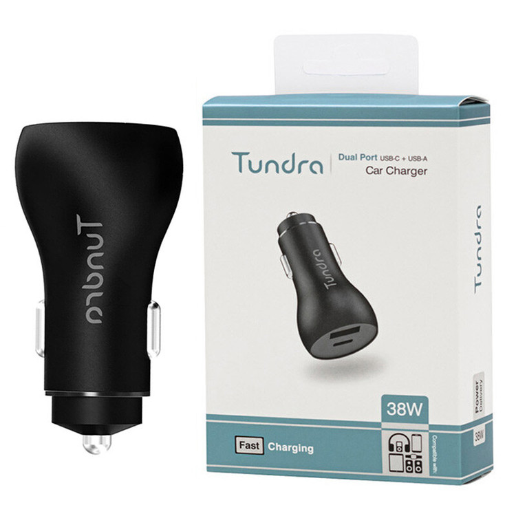 شارژر فندکی 38W دو پورت تاندرا مدل Tundra T30-38WPD
