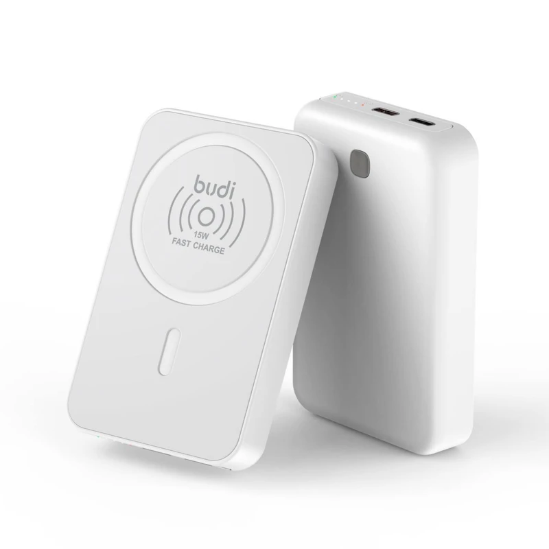 پاور بانک بودی مدل MagSafe PB081W ظرفیت 10000 میلی آمپر ساعت