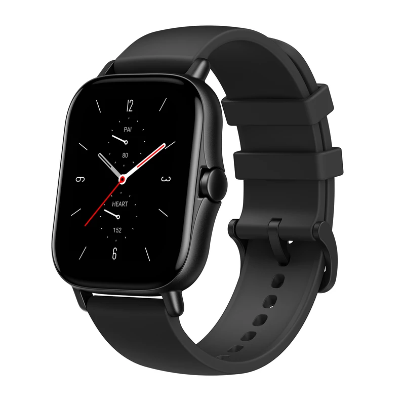 ساعت هوشمند آمازفیت مدل Amazfit GTS 2 A1969 Midnight Black با نمایشگر AMOLED و GPS داخلی