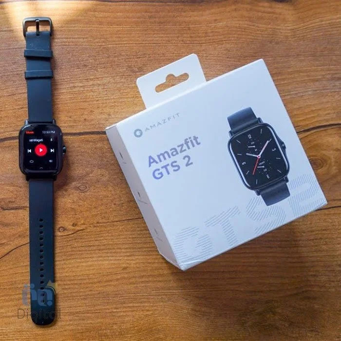 ساعت هوشمند آمازفیت مدل Amazfit GTS 2 A1969 Midnight Black با نمایشگر AMOLED و GPS داخلی