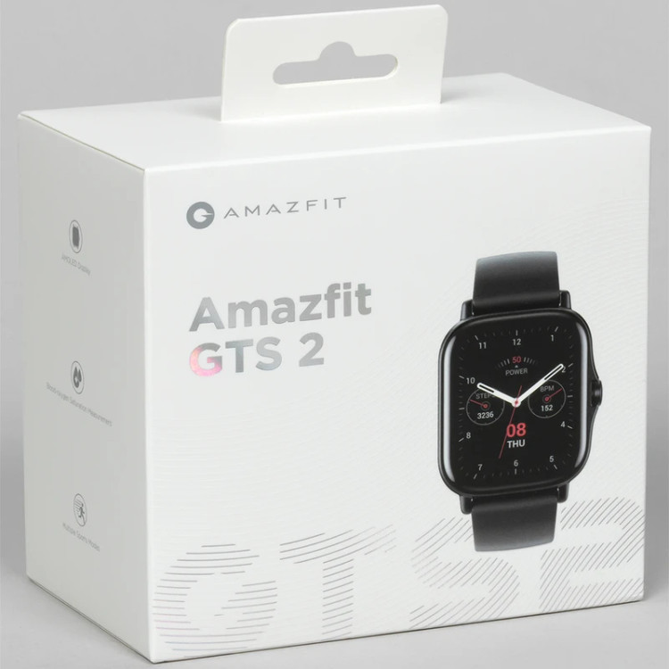 ساعت هوشمند آمازفیت مدل Amazfit GTS 2 A1969 Midnight Black با نمایشگر AMOLED و GPS داخلی