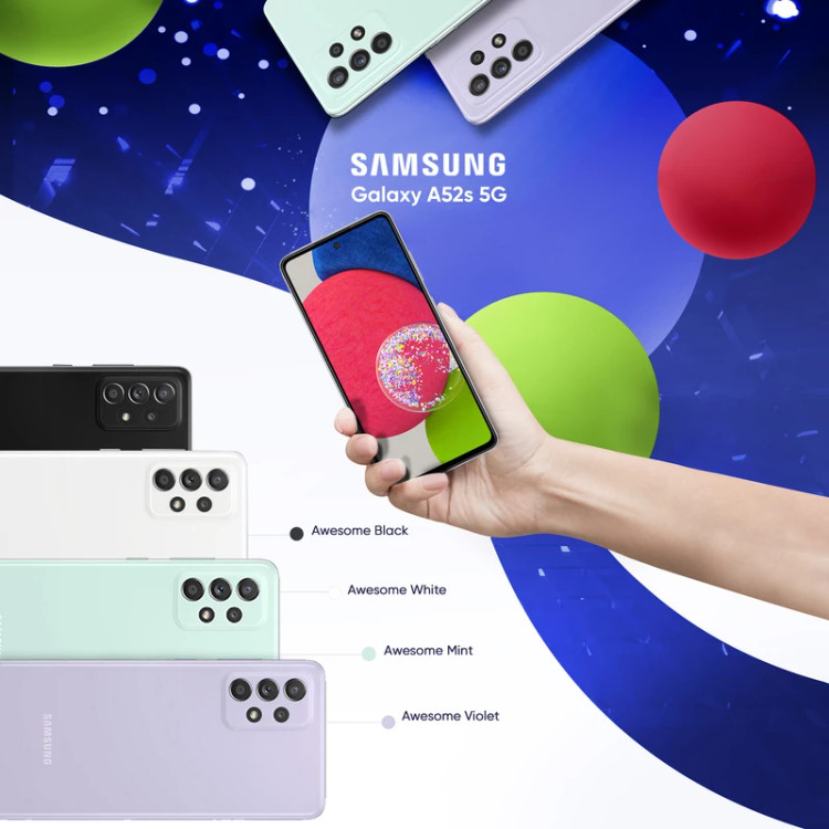 گوشی موبایل سامسونگ مدل Galaxy A52s 5G SM-A528B/DS دو سیمکارت ظرفیت 256 گیگابایت و رم 8 گیگابایت