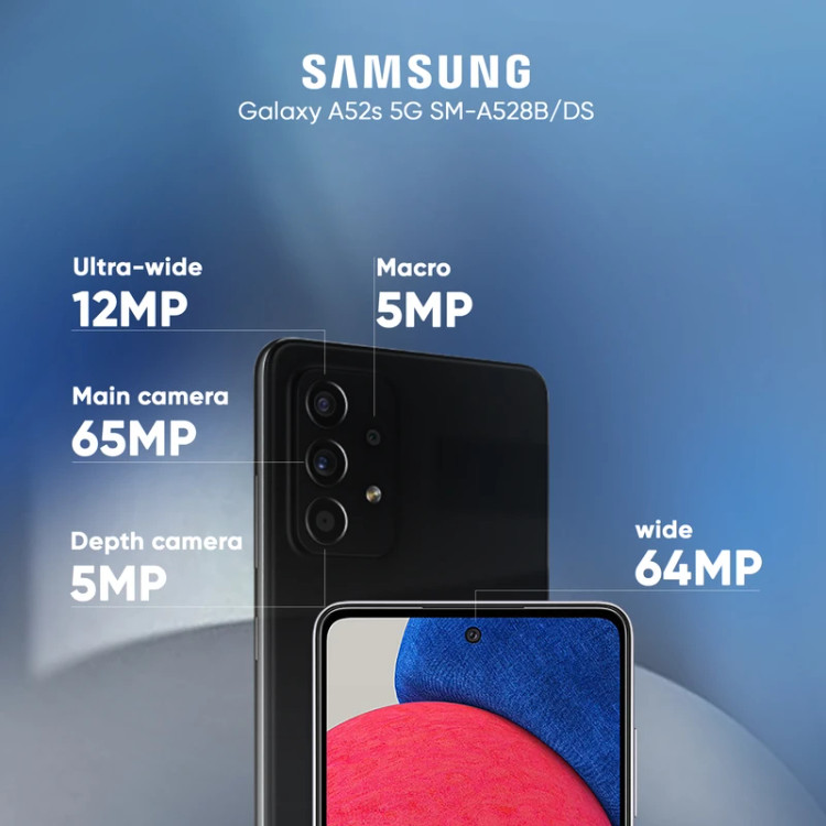 گوشی موبایل سامسونگ مدل Galaxy A52s 5G SM-A528B/DS دو سیمکارت ظرفیت 256 گیگابایت و رم 8 گیگابایت