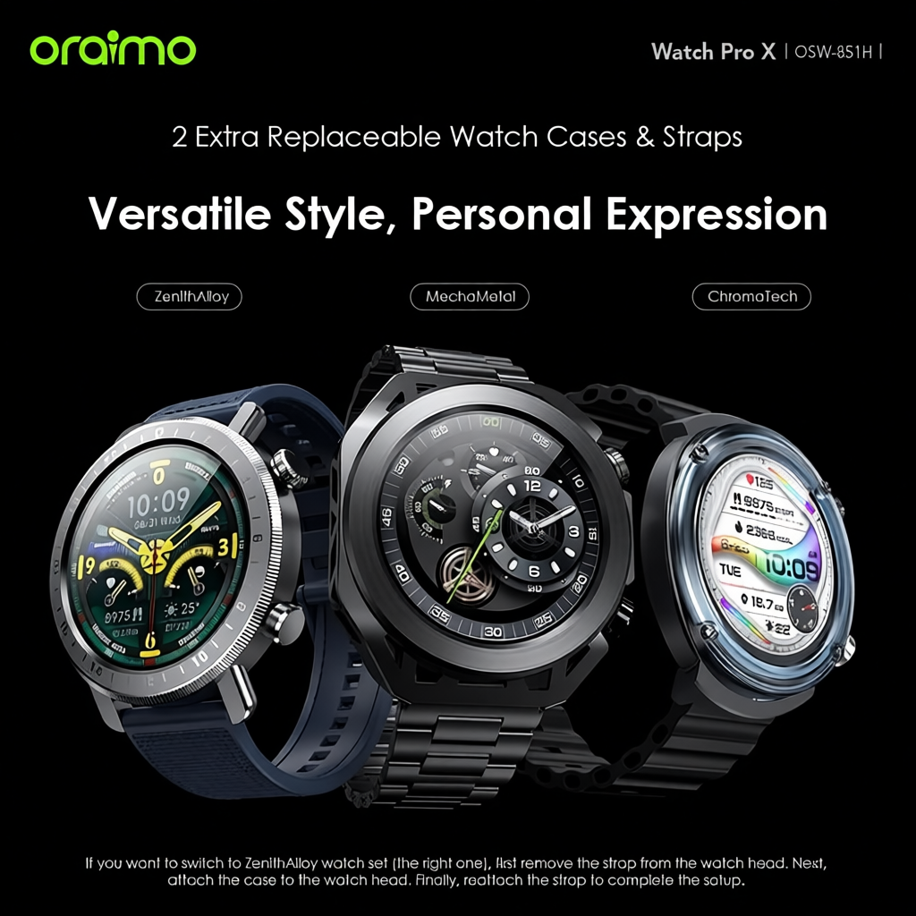 ساعت هوشمند اورایمو مدل Oraimo Watch Pro X (OSW-810)