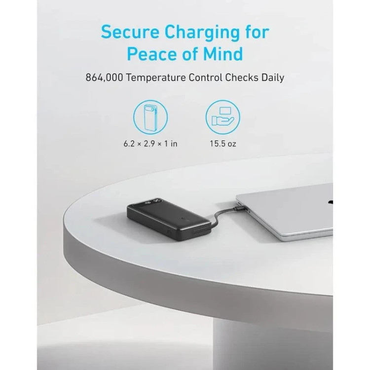 پاوربانک ۲۰۰۰۰ میلی آمپر انکر Anker Max Fast Charging 87W Power Bank مدل A1383