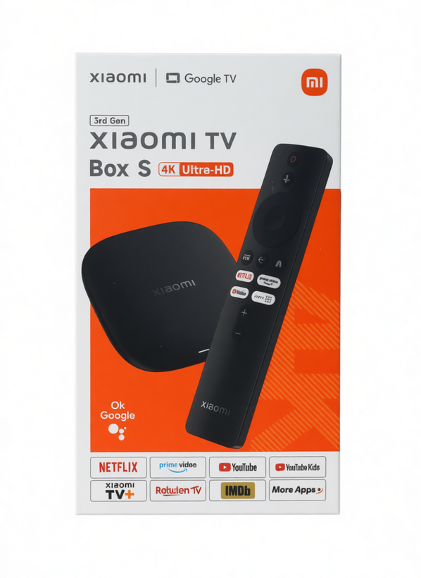 تی وی باکس شیائومی Mi Box S 4K 3rd gen گلوبال