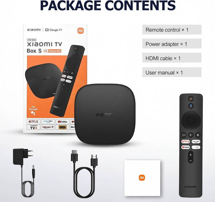 تی وی باکس شیائومی Mi Box S 4K 3rd gen گلوبال