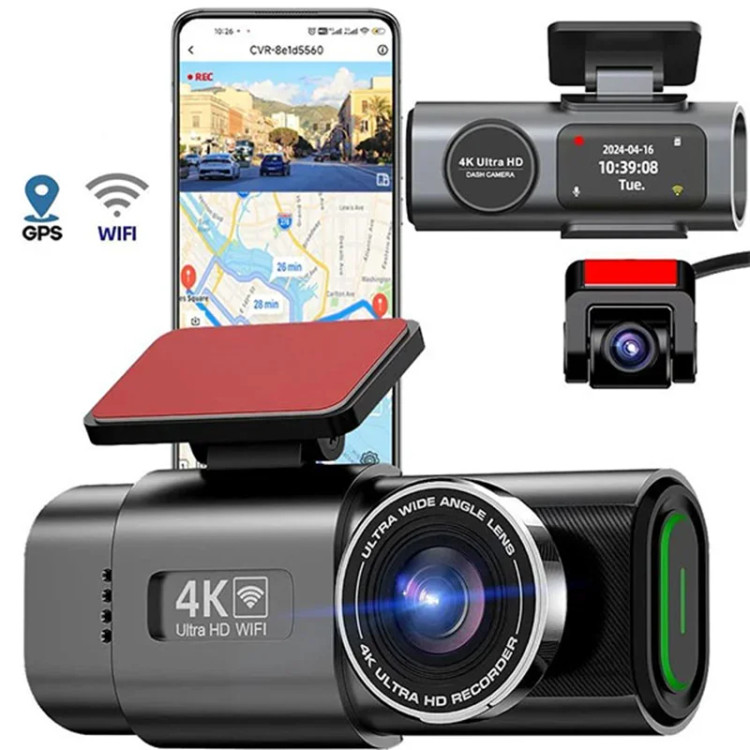 دوربین ثبت وقایع خودرو DISCOVERY کیفیت ULTRA HD 4K با GPS