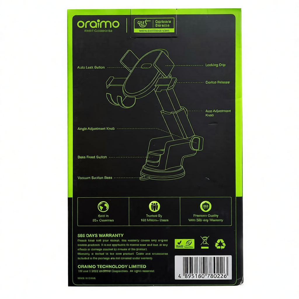 هولدر موبایل ماشینی اورایمو مدل Oraimo Car Phone Holder HYDRA 3