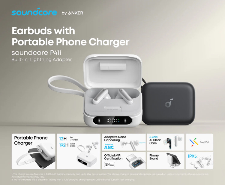 هدفون بلوتوثی انکر مدل SoundCore P41i