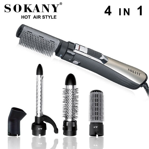 سشوار برس دار چرخشی سوکانی مدل SOKANY HB-835-4 توان 1000 وات