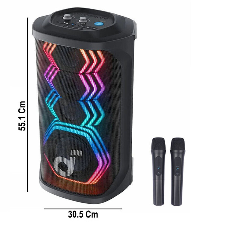 اسپیکر بلوتوثی قدرتمند انکر Soundcore Rave 3S مدل A31A3 توان بالا، نورپردازی LED