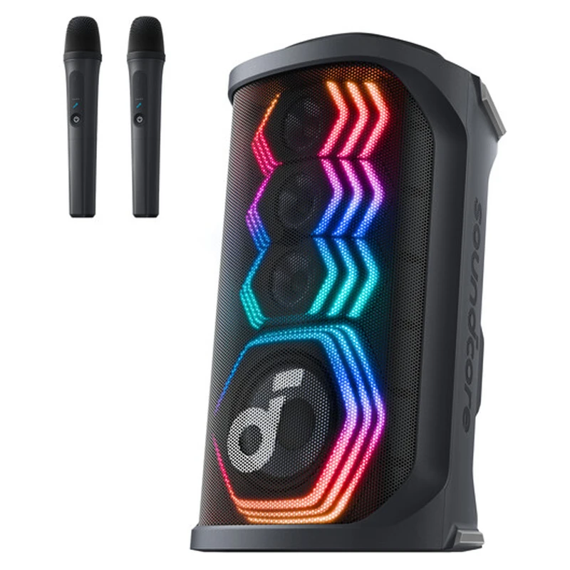 اسپیکر بلوتوثی قدرتمند انکر Soundcore Rave 3S مدل A31A3 توان بالا، نورپردازی LED