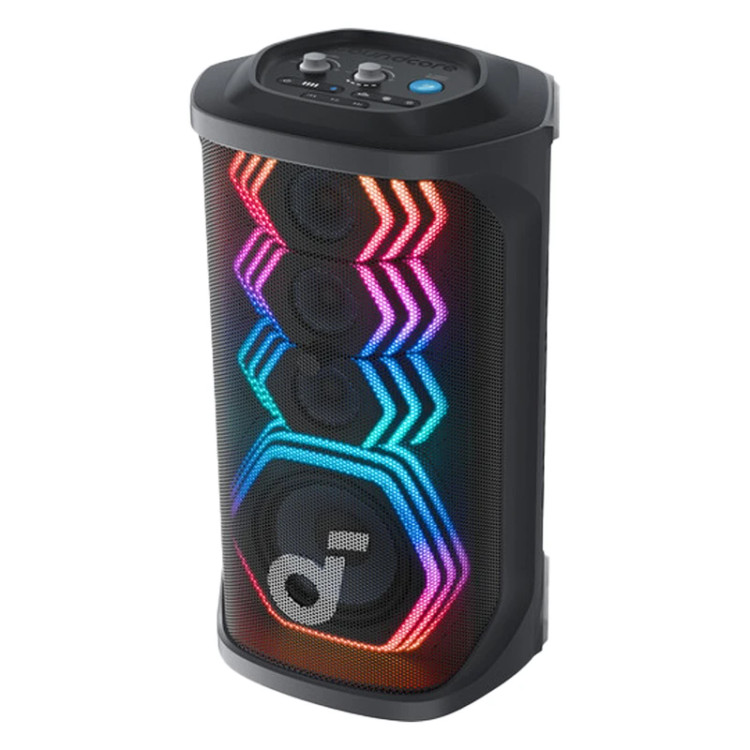 اسپیکر بلوتوثی قدرتمند انکر Soundcore Rave 3S مدل A31A3 توان بالا، نورپردازی LED
