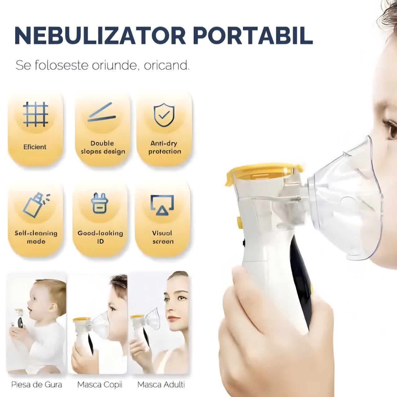 دستگاه تصفیه ریه مدل Mesh nebulizer P1
