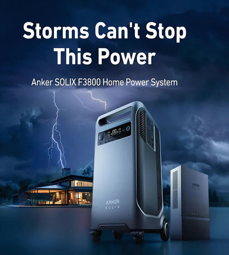 نیروگاه همراه انکر Anker SOLIX F3800 PLUS Portable Power Station 3840 Wh مدل A1790