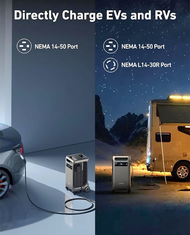 نیروگاه همراه انکر Anker SOLIX F3800 PLUS Portable Power Station 3840 Wh مدل A1790
