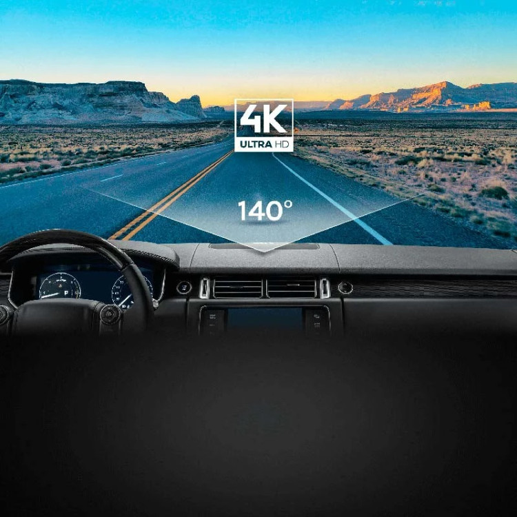 دوربین ثبت وقایع خودرو شیائومی 70mai مدل A800S با کیفیت 4K و GPS داخلی