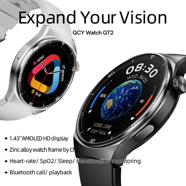 ساعت هوشمند QCY Watch GT2