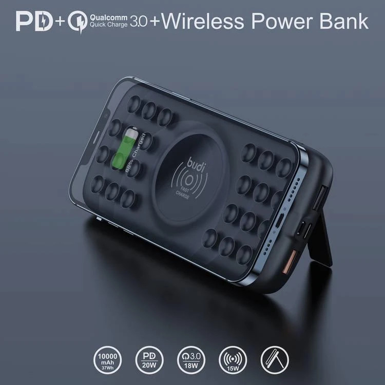 پاوربانک 20 وات بودی مدل PB099B ظرفیت 10000 میلی آمپر
